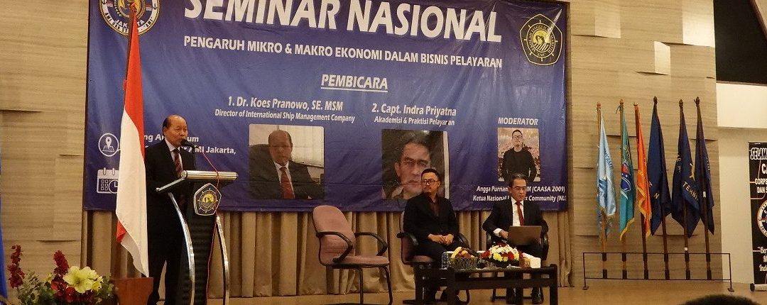 Seminar Nasional yang merupakan kolaborasi antara CAASA (Corps Alumni AMI dan STIMar “AMI”) dan STIMar “AMI”